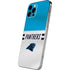 NFL Carolina Panthers White Striped iPhone 12 Pro Skin